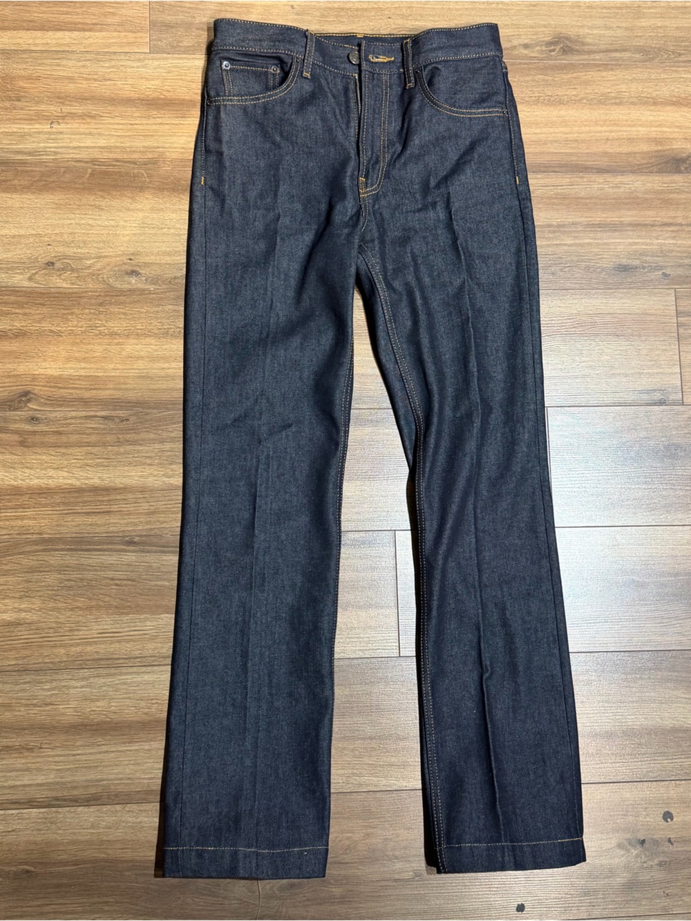 Zara Premium Straight Jeans in Dark Indigo